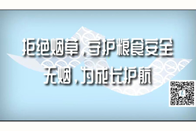 床上曰逼视频拒绝烟草，守护粮食安全